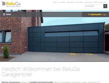 Tablet Screenshot of beluga.de